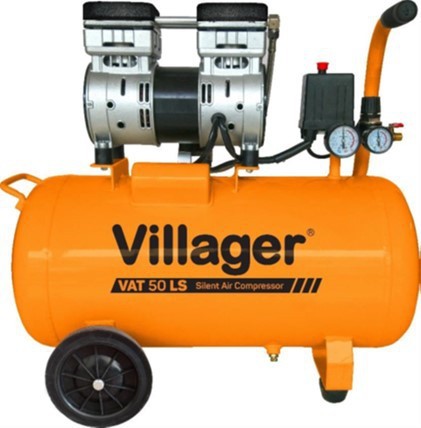 VILLAGER kompresor VAT-50LS silent 61dB ,125l/min jesen23 049300